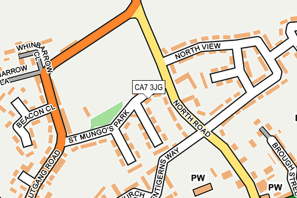CA7 3JG map - OS OpenMap – Local (Ordnance Survey)