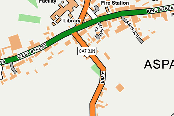 CA7 3JN map - OS OpenMap – Local (Ordnance Survey)