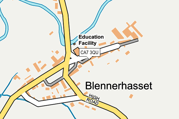CA7 3QU map - OS OpenMap – Local (Ordnance Survey)