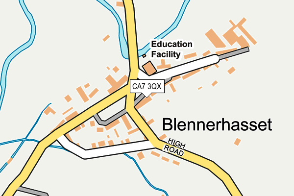 CA7 3QX map - OS OpenMap – Local (Ordnance Survey)