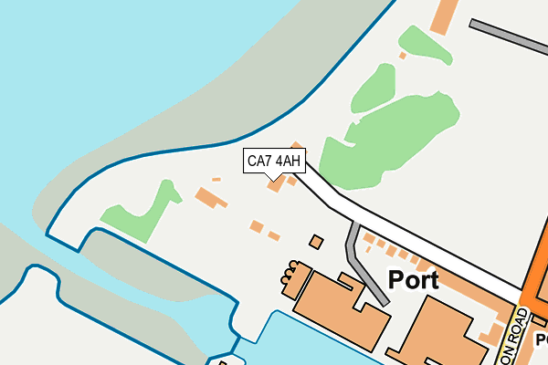 CA7 4AH map - OS OpenMap – Local (Ordnance Survey)