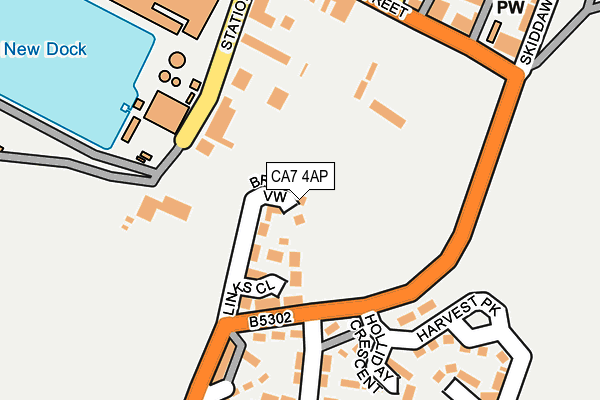 CA7 4AP map - OS OpenMap – Local (Ordnance Survey)