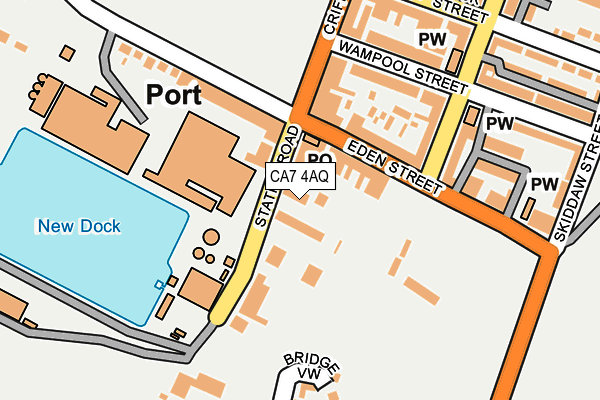 CA7 4AQ map - OS OpenMap – Local (Ordnance Survey)