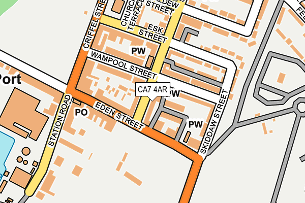 CA7 4AR map - OS OpenMap – Local (Ordnance Survey)