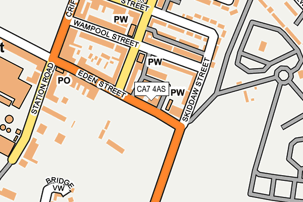CA7 4AS map - OS OpenMap – Local (Ordnance Survey)