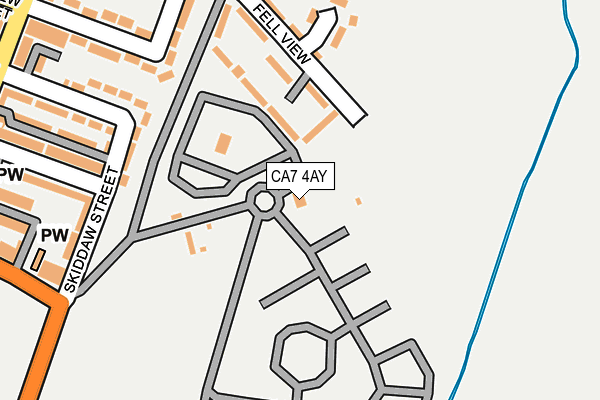 CA7 4AY map - OS OpenMap – Local (Ordnance Survey)