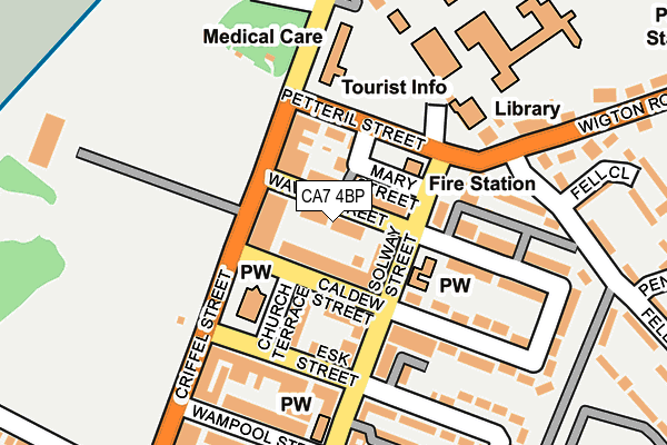 CA7 4BP map - OS OpenMap – Local (Ordnance Survey)
