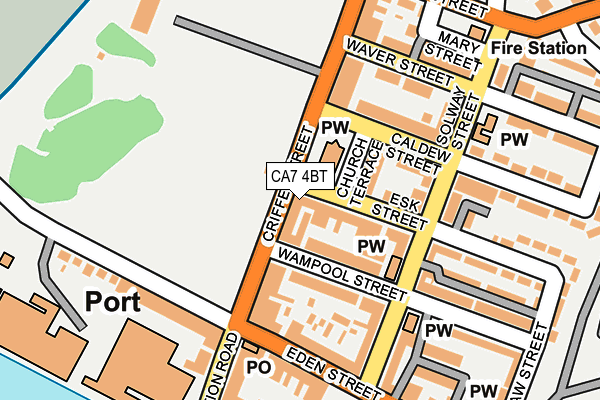 CA7 4BT map - OS OpenMap – Local (Ordnance Survey)