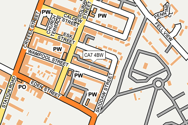 CA7 4BW map - OS OpenMap – Local (Ordnance Survey)