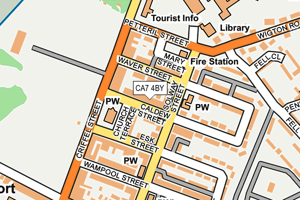 CA7 4BY map - OS OpenMap – Local (Ordnance Survey)