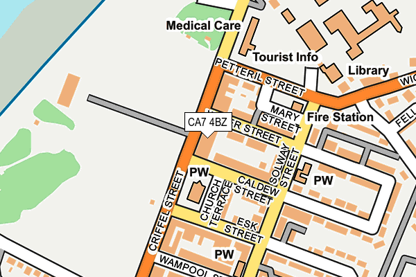 CA7 4BZ map - OS OpenMap – Local (Ordnance Survey)