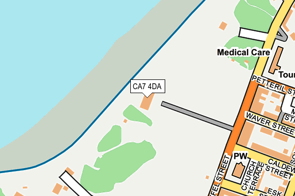 CA7 4DA map - OS OpenMap – Local (Ordnance Survey)