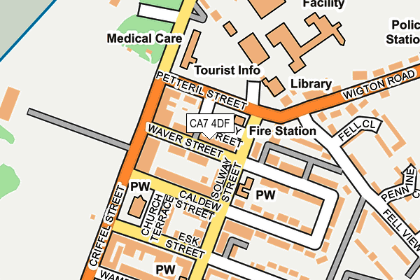 CA7 4DF map - OS OpenMap – Local (Ordnance Survey)