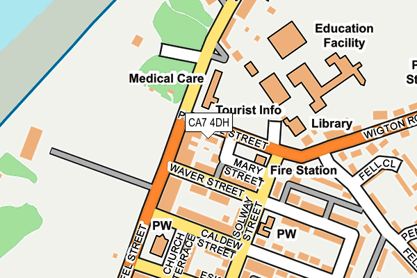 CA7 4DH map - OS OpenMap – Local (Ordnance Survey)