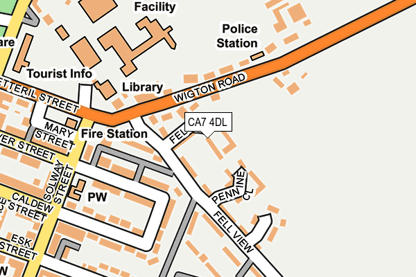 CA7 4DL map - OS OpenMap – Local (Ordnance Survey)