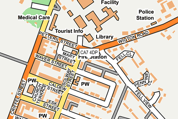 CA7 4DP map - OS OpenMap – Local (Ordnance Survey)