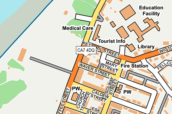 CA7 4DQ map - OS OpenMap – Local (Ordnance Survey)