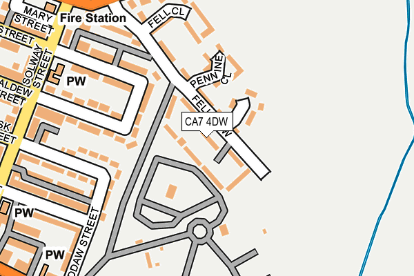 CA7 4DW map - OS OpenMap – Local (Ordnance Survey)