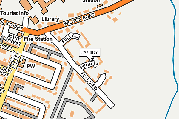 CA7 4DY map - OS OpenMap – Local (Ordnance Survey)