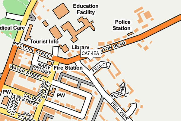 CA7 4EA map - OS OpenMap – Local (Ordnance Survey)