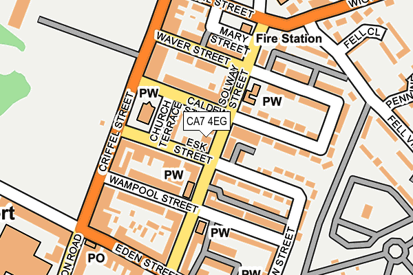 CA7 4EG map - OS OpenMap – Local (Ordnance Survey)