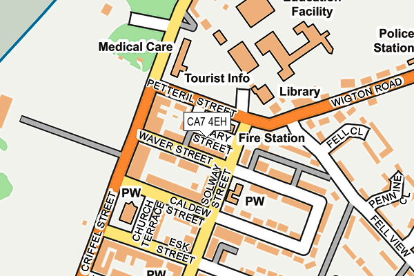 CA7 4EH map - OS OpenMap – Local (Ordnance Survey)