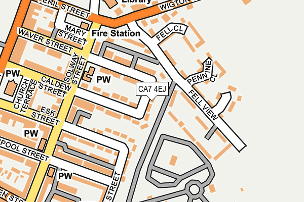 CA7 4EJ map - OS OpenMap – Local (Ordnance Survey)