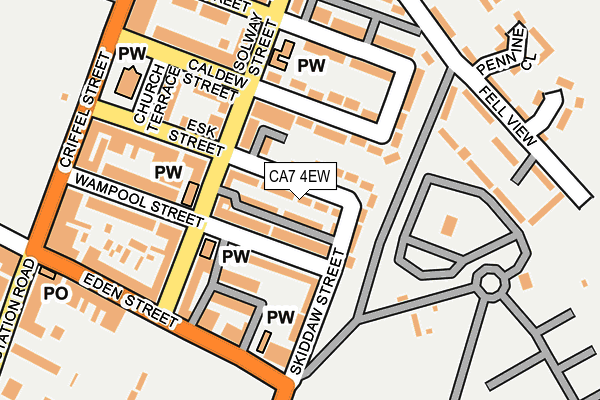 CA7 4EW map - OS OpenMap – Local (Ordnance Survey)