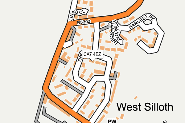 CA7 4EZ map - OS OpenMap – Local (Ordnance Survey)
