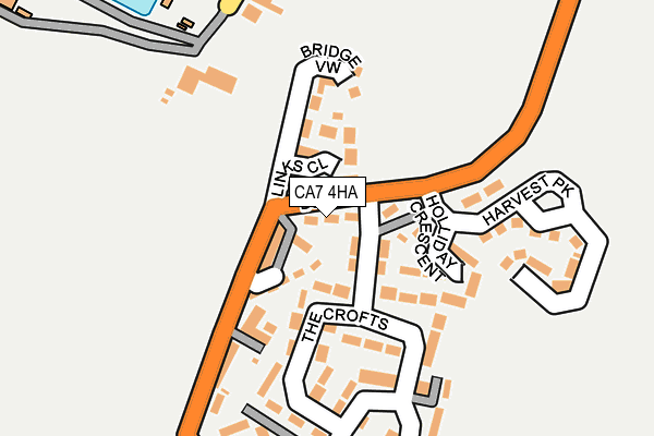 CA7 4HA map - OS OpenMap – Local (Ordnance Survey)