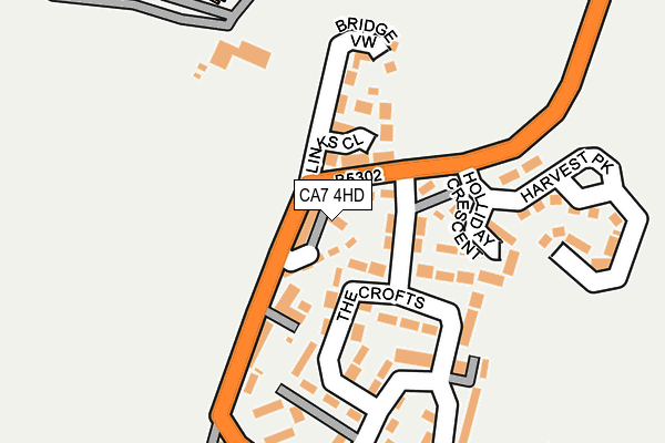 CA7 4HD map - OS OpenMap – Local (Ordnance Survey)