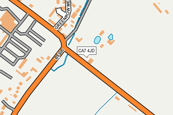 CA7 4JD map - OS OpenMap – Local (Ordnance Survey)