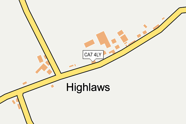 CA7 4LY map - OS OpenMap – Local (Ordnance Survey)