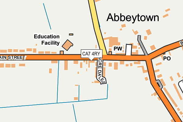 CA7 4RY map - OS OpenMap – Local (Ordnance Survey)