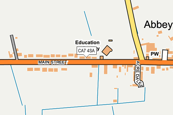 CA7 4SA map - OS OpenMap – Local (Ordnance Survey)