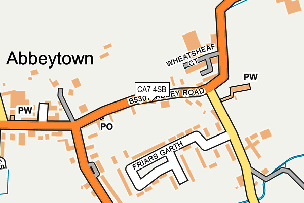 CA7 4SB map - OS OpenMap – Local (Ordnance Survey)