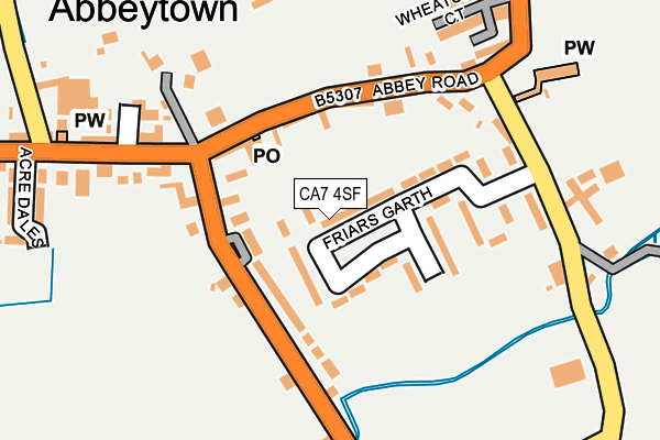 CA7 4SF map - OS OpenMap – Local (Ordnance Survey)