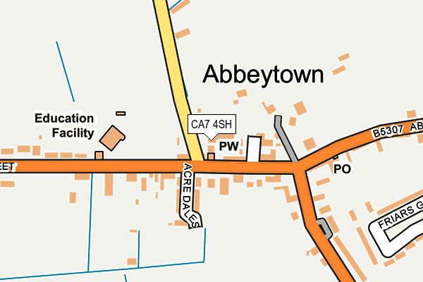 CA7 4SH map - OS OpenMap – Local (Ordnance Survey)