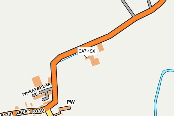 CA7 4SX map - OS OpenMap – Local (Ordnance Survey)
