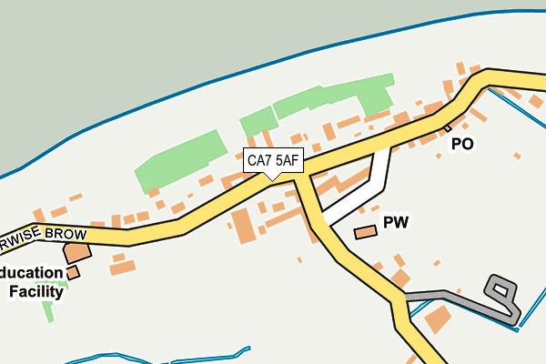 CA7 5AF map - OS OpenMap – Local (Ordnance Survey)