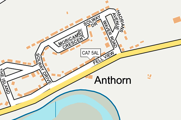 CA7 5AL map - OS OpenMap – Local (Ordnance Survey)