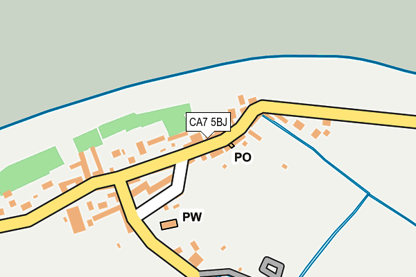 CA7 5BJ map - OS OpenMap – Local (Ordnance Survey)