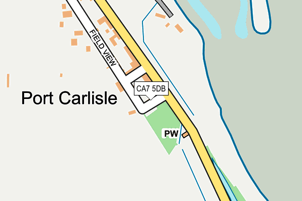 CA7 5DB map - OS OpenMap – Local (Ordnance Survey)