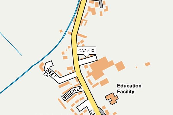 CA7 5JX map - OS OpenMap – Local (Ordnance Survey)