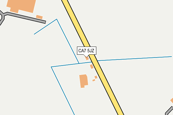 CA7 5JZ map - OS OpenMap – Local (Ordnance Survey)
