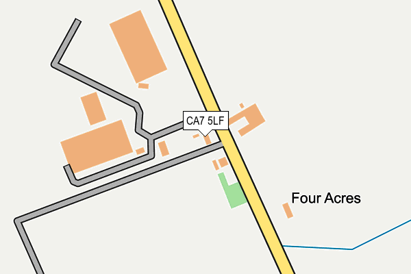 CA7 5LF map - OS OpenMap – Local (Ordnance Survey)