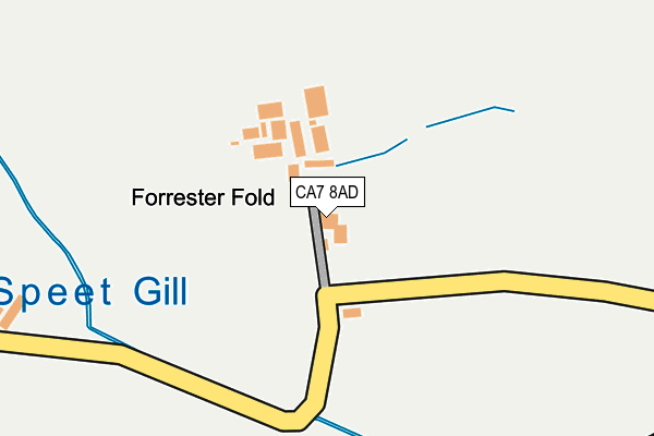 CA7 8AD map - OS OpenMap – Local (Ordnance Survey)