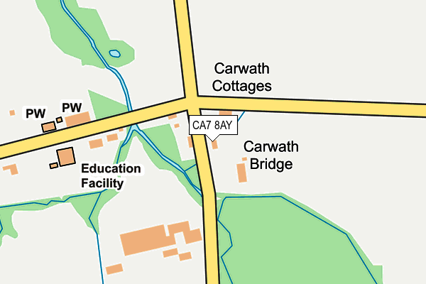 CA7 8AY map - OS OpenMap – Local (Ordnance Survey)