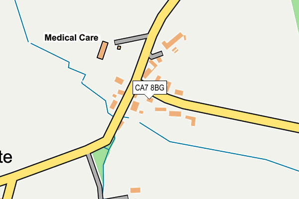 CA7 8BG map - OS OpenMap – Local (Ordnance Survey)
