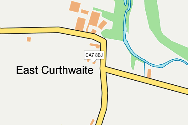 CA7 8BJ map - OS OpenMap – Local (Ordnance Survey)